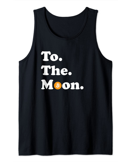 To The Moon Bitcoin Tank Top