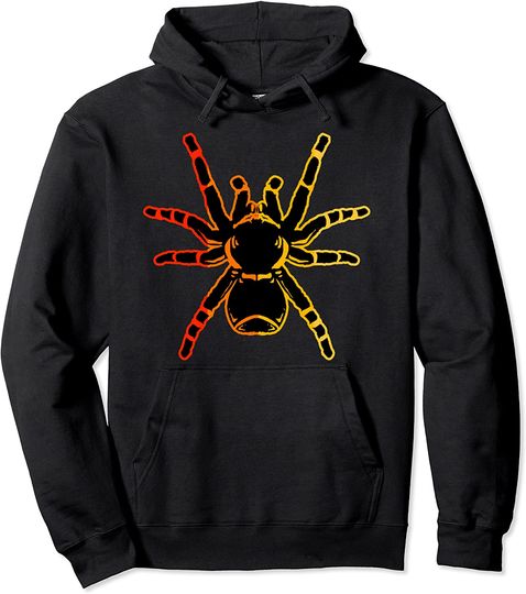 Discover Tarantula Illustration Pullover Hoodie