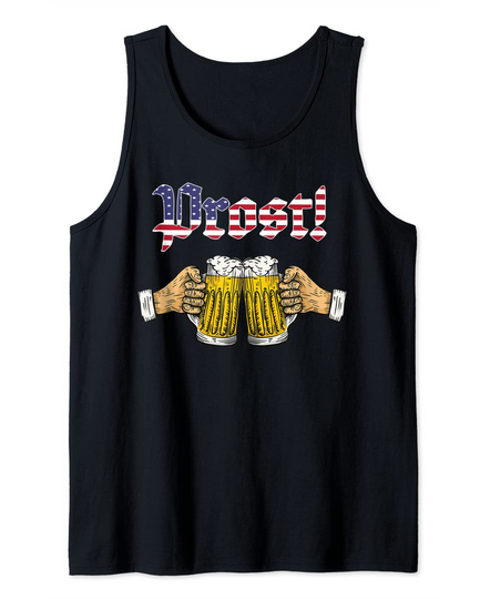 Oktoberfest 2021 USA Beer Drinking Team Prost Tank Top