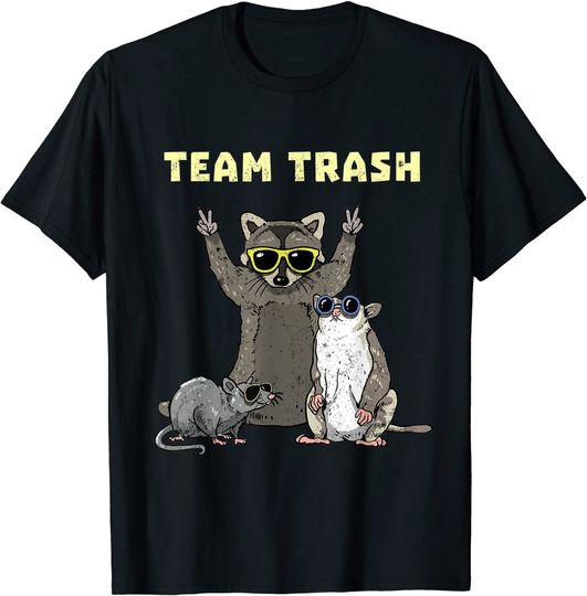 Discover Team Trash Opossum Raccoon Rat T Shirt