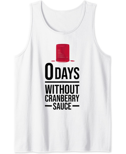 Cranberry Sauce for Thanksgiving and Holiday Tank Top