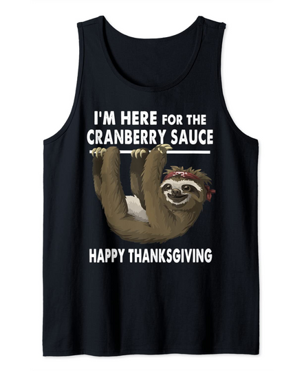 Im Here for the Cranberry Sauce Tank Top
