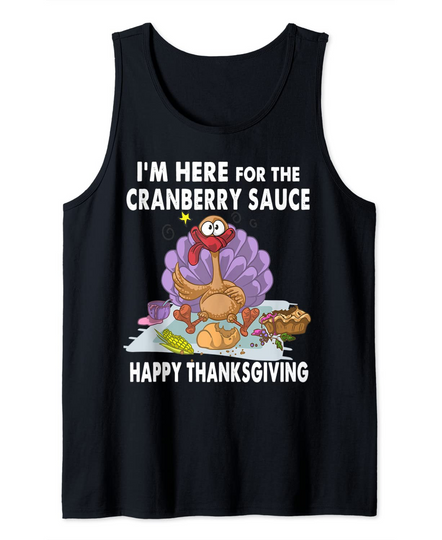 Im Here for the Cranberry Sauce Tank Top