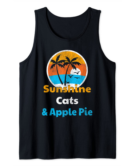 Discover Sunshine Cats And Apple Pie Tank Top