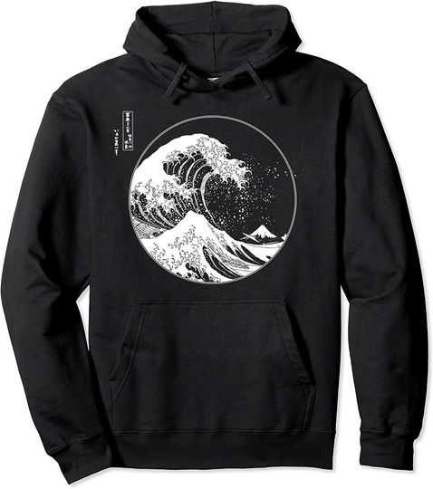 Discover The Great Wave off Kanagawa Hokusai Japanese Art Hoodie