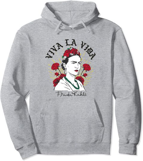 Frida Kahlo Viva La Vida Pullover Hoodie