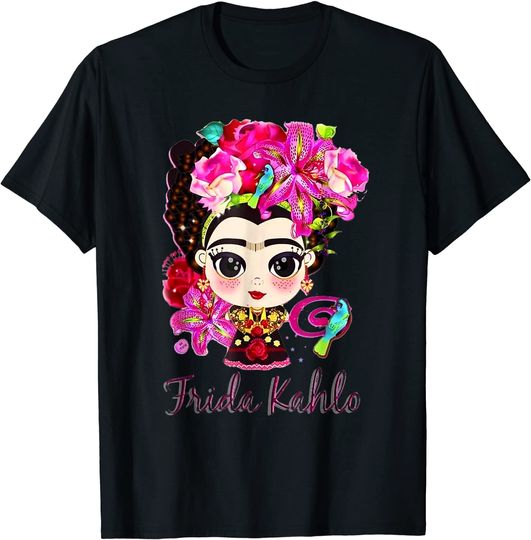 Love Kahlos Design Arts Fridas Outfits La Pintoras Mexicans T-Shirt