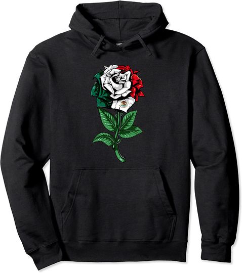 Mexico Flag Mexican Pullover Hoodie