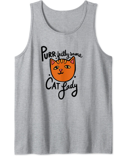 Purrfectly Sane Cat Lady Tank Top