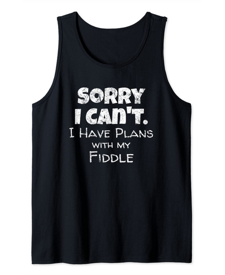 Funny Fiddle Meme Violin Players Tank Top