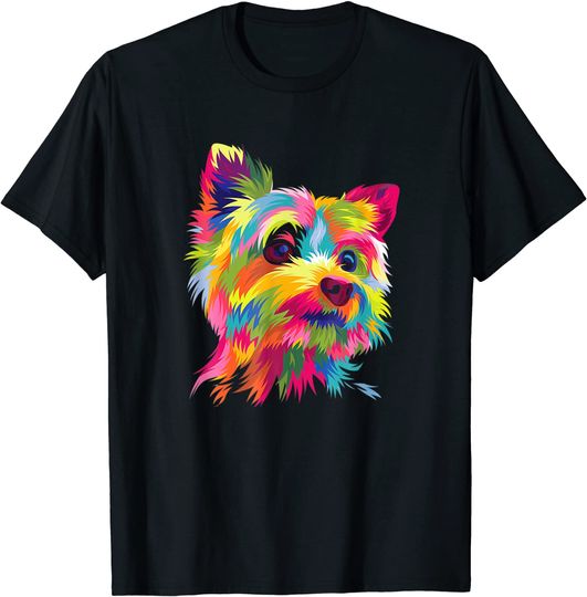 Yorkshire Terrier Funny Yorkie Pop Art Popart T-Shirt