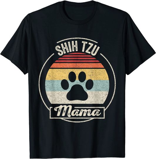 Vintage Shih Tzu Mama T-Shirt