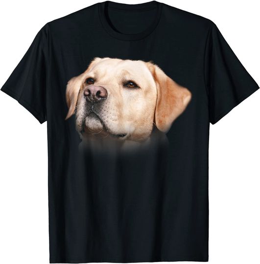 Yellow Labrador Retriever Face T Shirt