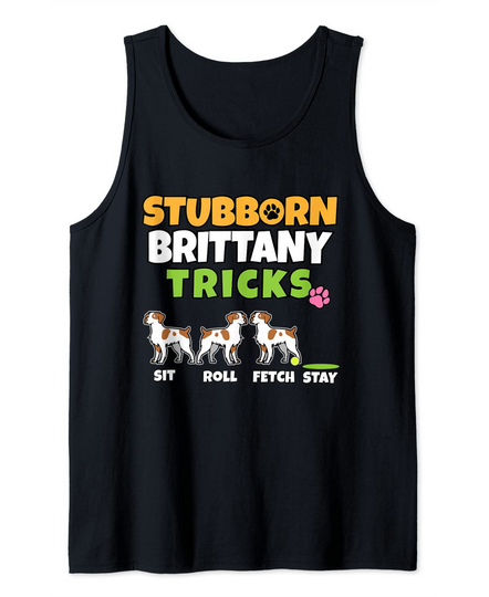 Discover Stubborn Brittany Tricks Tank Top