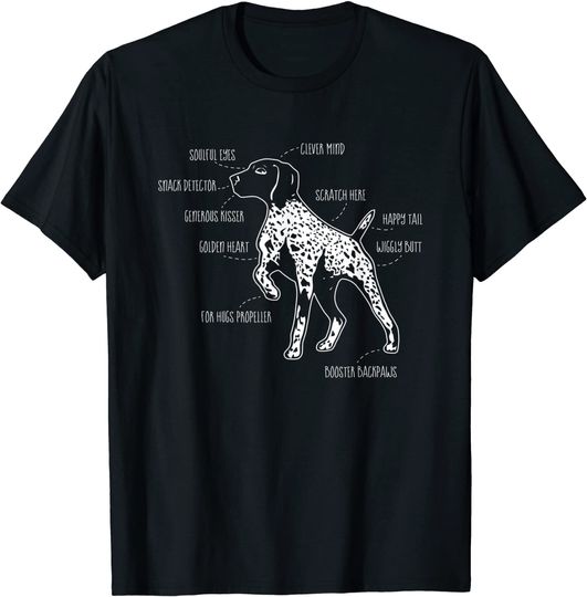 Anatomy Of A German Shorthaired Pointer T Shirt