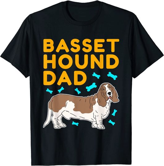 Basset Hound Dad T Shirt