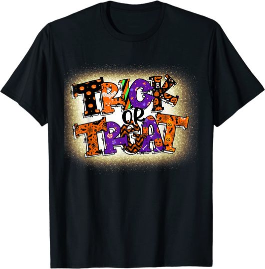 Discover Pumpkin Jack-o-lantern Spiderweb Trick Or Treat Halloween T-Shirt