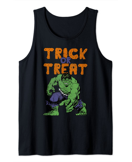 Discover Marvel Avengers The Hulk Trick Or Treat Halloween Tank Top