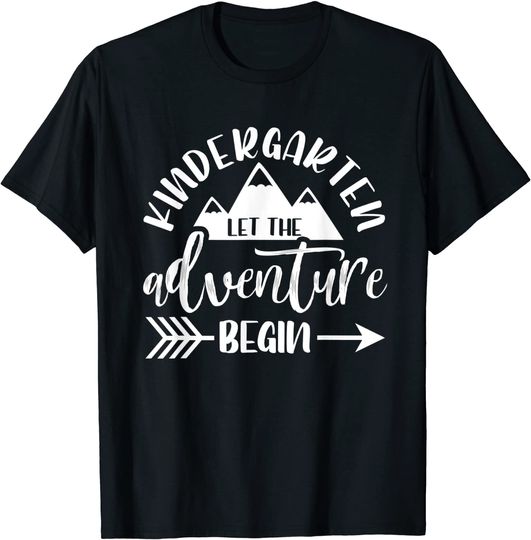 Discover First Day Of Kindergarten 1st Day Let The Adventure Begin T-Shirt