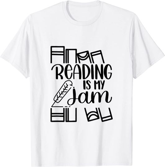 Reading Is My Jam Book Lover T-Shirt