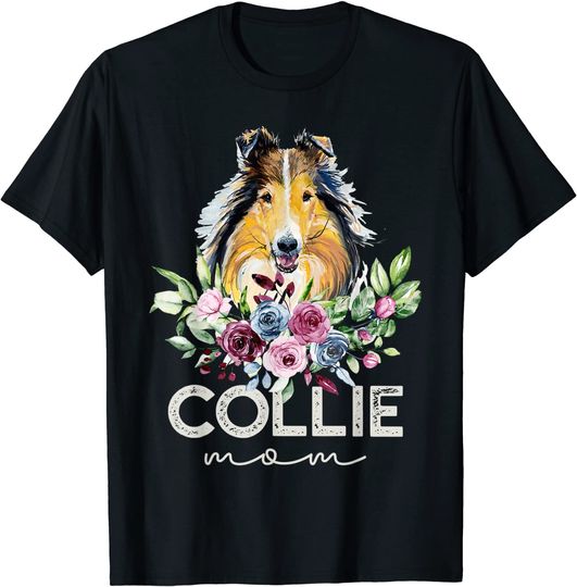 Rough Collie Shirt Gifts Dog Mom T Shirt