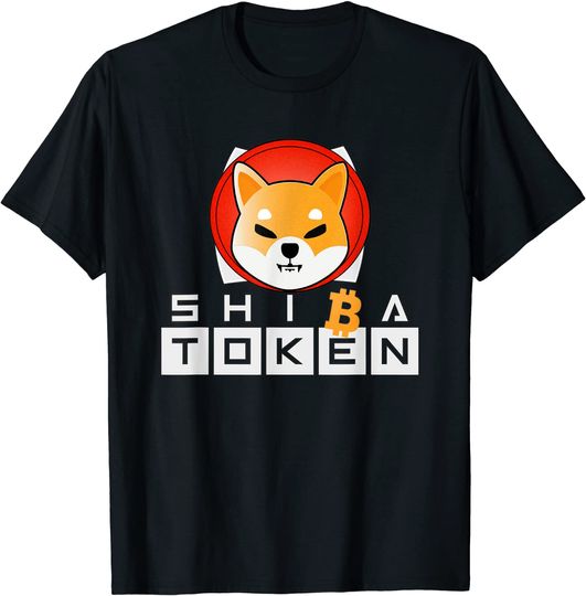 Shiba Inu token crypto Coin Cryptocurrency T Shirt