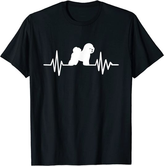 Heartbeat Bichon Frise T Shirt