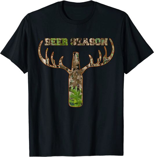 Deer Hunting Beer Season Whitetail Buck T Shirt