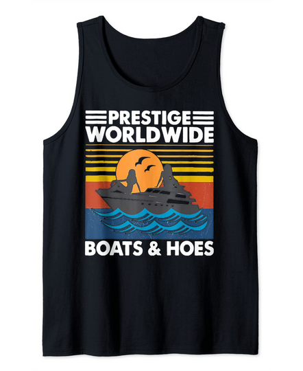 Prestige Worldwide Boats And Hoes Vintage Tank Top