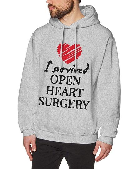 I Survived Open Heart Surgery Funny Pullover Hoodie