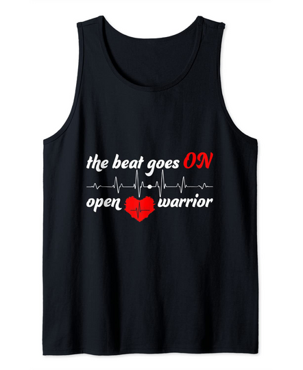 Post Heart Surgery Open Heart Warrior Tank Top