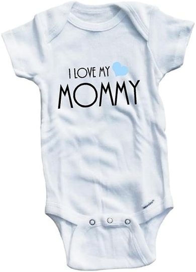 I Love My Mommy Baby Bodysuit
