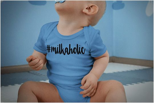 Milkaholic Baby Bodysuit