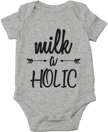 Milkaholic Baby Bodysuit