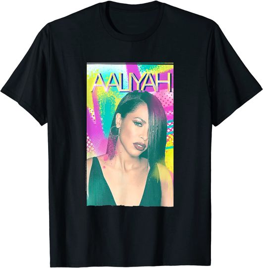 Aaliyah 90's Color Splash T-Shirt