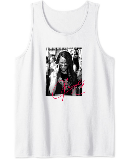 Aaliyah Signature and Quote Tank Top