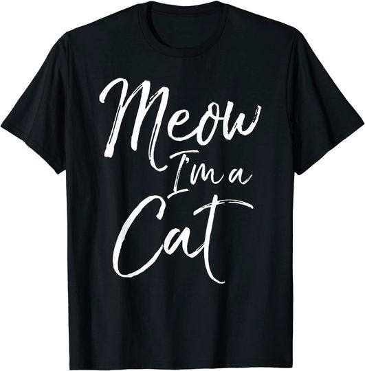 Halloween Meow I'm a Cat T-Shirt