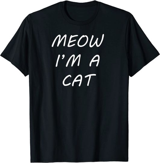 Meow I'm a cat shirt Halloween Cat T-Shirt