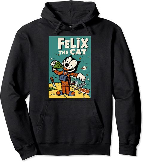 Felix The Cat eats Moon Pie! Pullover Hoodie