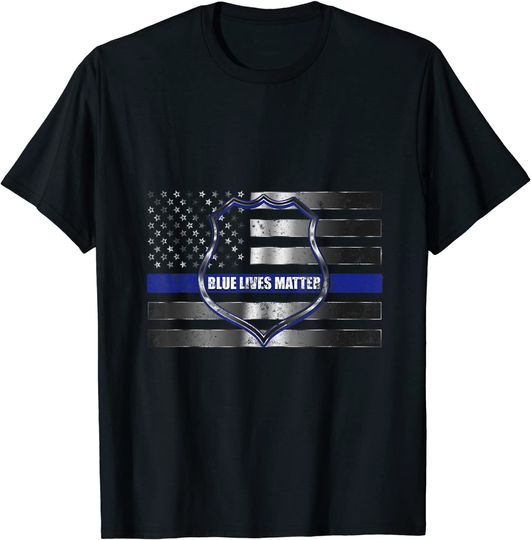 Discover Blue Lives Mater Police Support T-Shirt