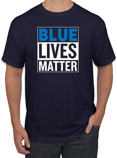 Discover Blue Lives Matter Support Cops American Pride T-Shirt