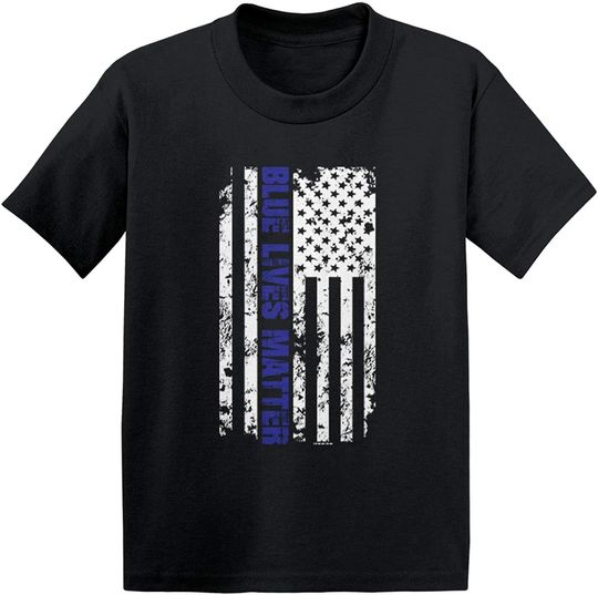 Discover American Flag Blue Lives Matter Line Infant T-Shirt