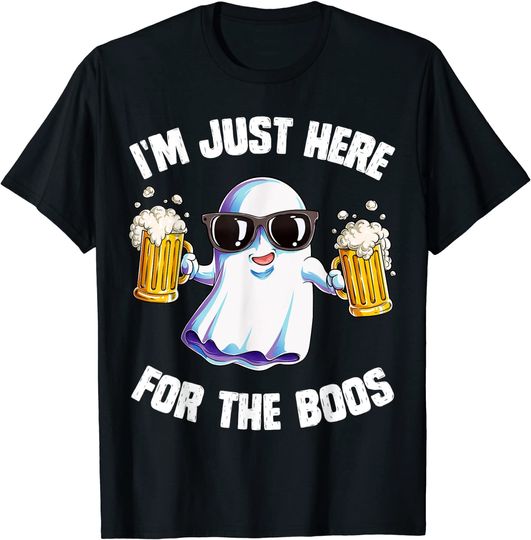Discover I'm Just Here For The Boos Funny Halloween Ghost T-Shirt