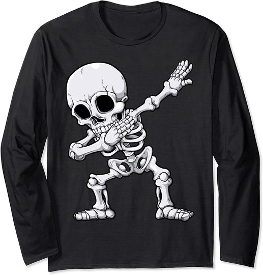 Halloween Dabbing Skeleton Skull Rib Cage Dab Dance Sweatshirt