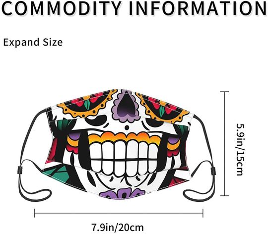 Mexican Skull Face Mask