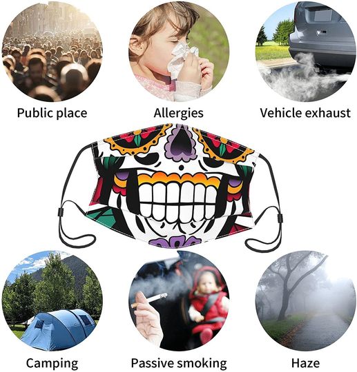 Mexican Skull Face Mask