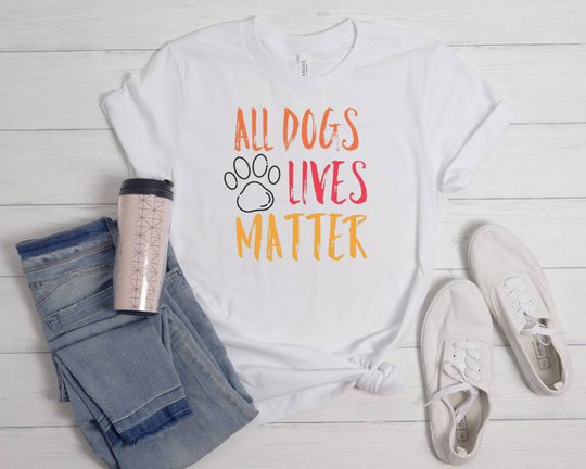 Discover Dog Lives Matter T-Shirt