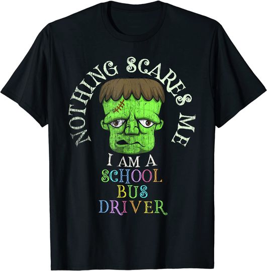 This Is My Spooky SCHOOL BUS DRIVER Costume Don't Scare Me T-Shirt