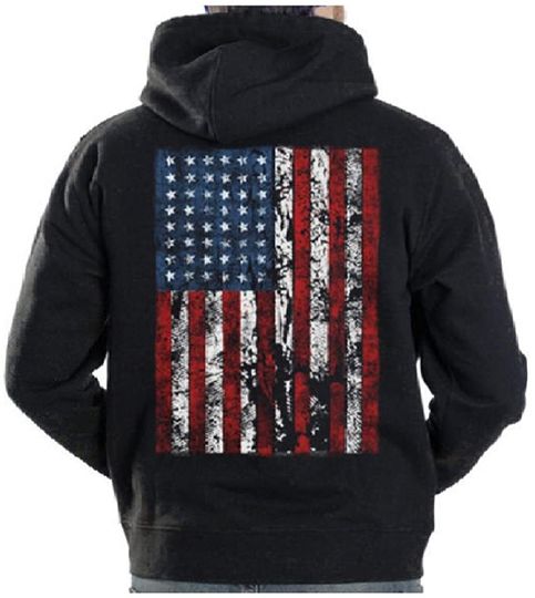 Discover American Flag Mens Hoodie