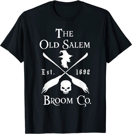 Salem Broom Company est 1692 Halloween T-Shirt